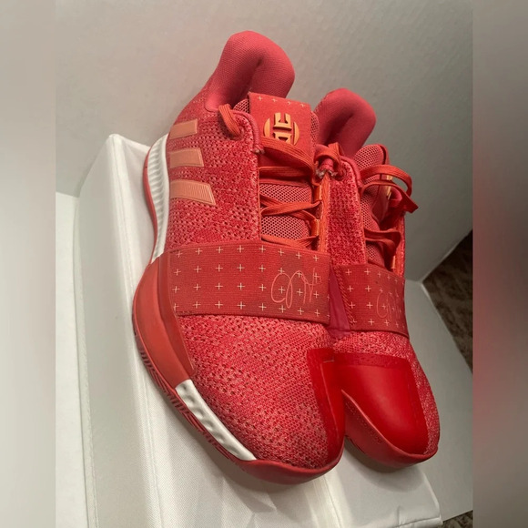 Adidas Mens Harden Vol. 3 Invader Coral Basketball Sneaker size 6 - Picture 11 of 13